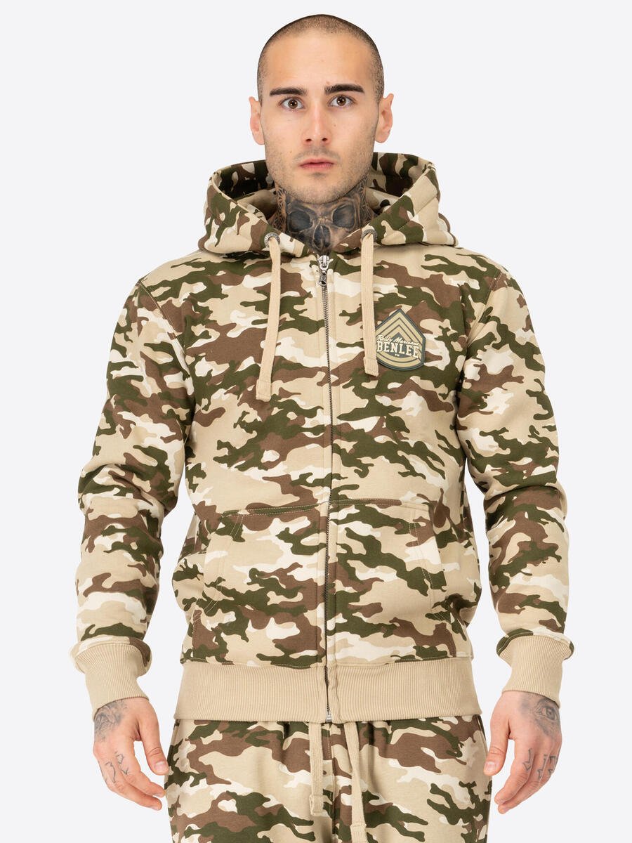 

Мужская толстовка с капюшоном и молнией BENLEE, стандартный крой, FRASEN