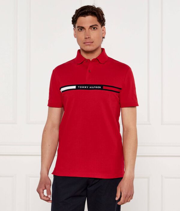 

Рубашка поло Regular fit Tommy Hilfiger, красный