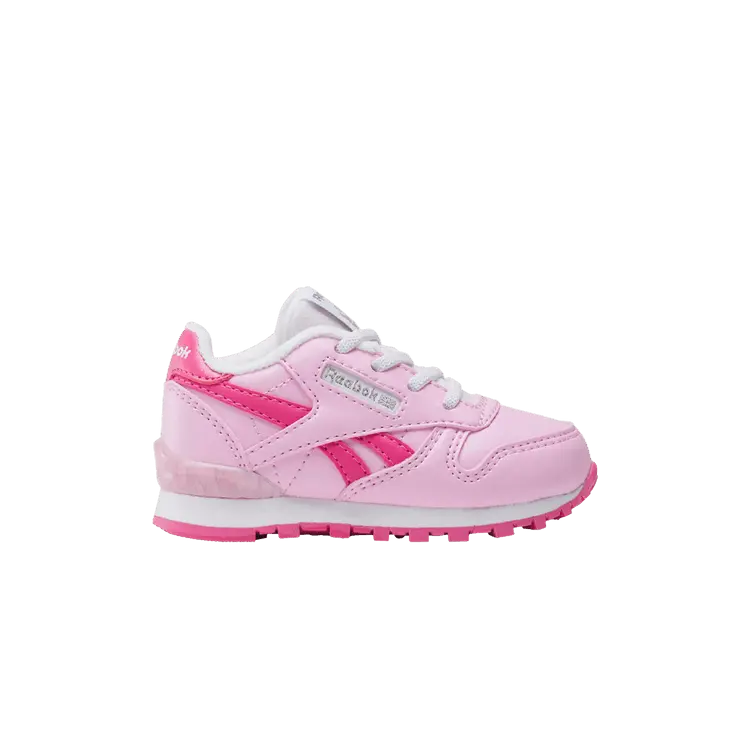 

Кроссовки Reebok Classic Leather Step nFlash Elastic Lace ToddlerAstro Rose Bold Pink, розовый