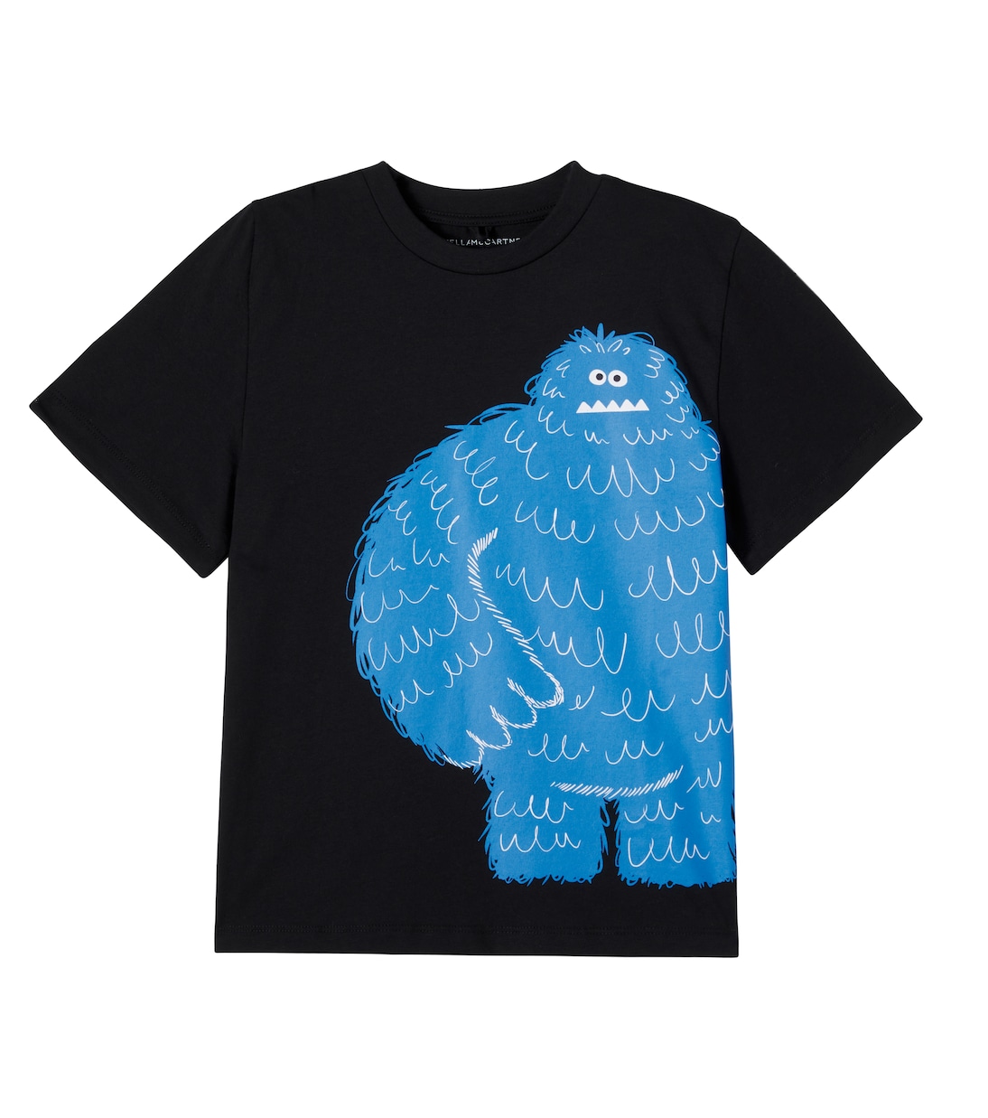 

Футболка из хлопкового джерси с принтом Stella McCartney Kids, черный