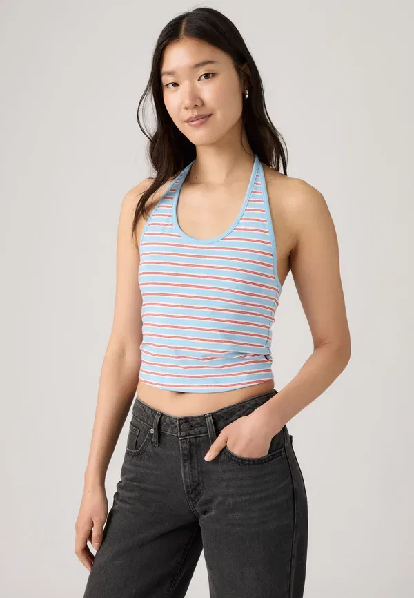 Топ-халтер Ella, Levi'S, цвет воздушно-голубой/сигнально-красный