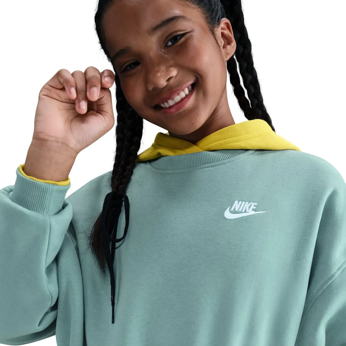 Детская толстовка Sportswear Club Fleece Nike, синий — фото 4