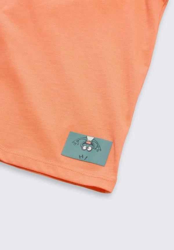 Футболка tom tailor футболка оверсайз базовая футболка Tom Tailor, Bright Coral — фото 3