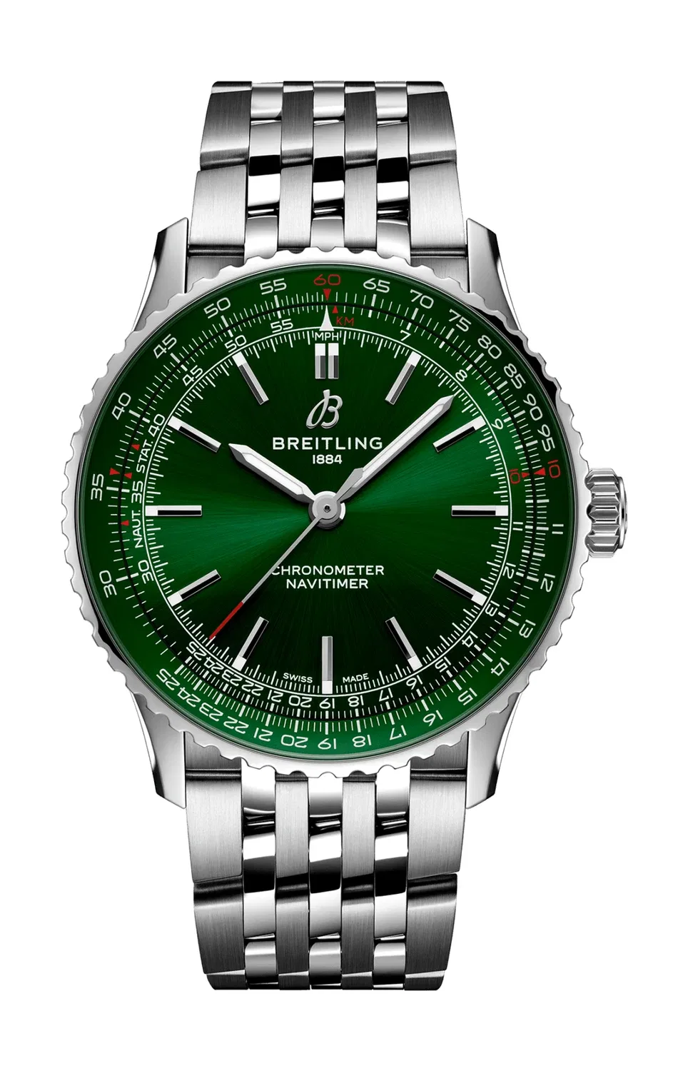НАВИТАЙМЕР АВТОМАТИК 41 - A17329371L1A1 BREITLING, серебряный