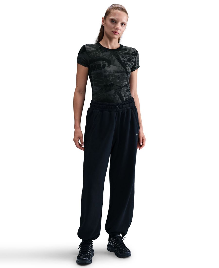 

Женская облегающая футболка Nike, Black, Черный, Женская облегающая футболка Nike, Black