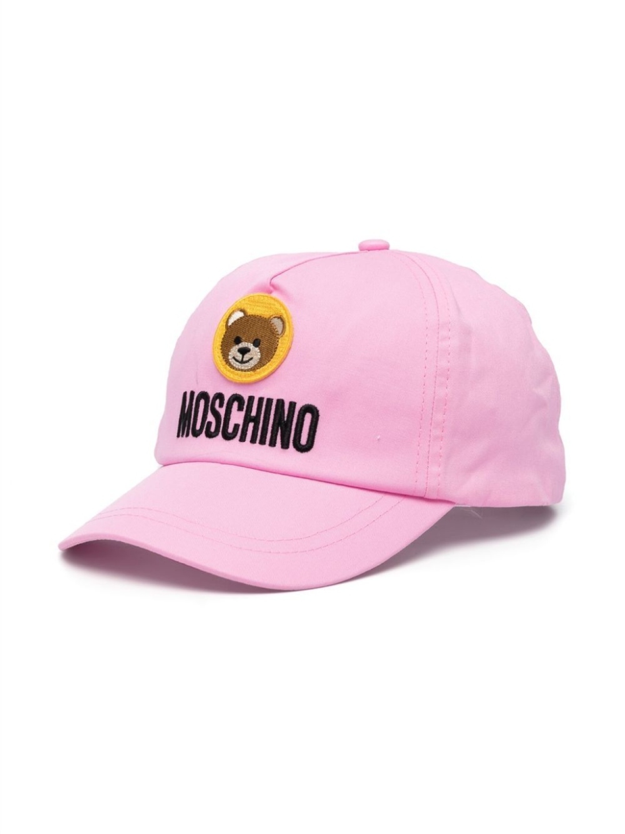 

Кепка с вышитым логотипом Moschino Kids, розовый