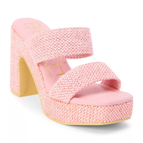 Женские сандалии Gem с двумя ремешками на платформе Beach By Matisse, цвет rose