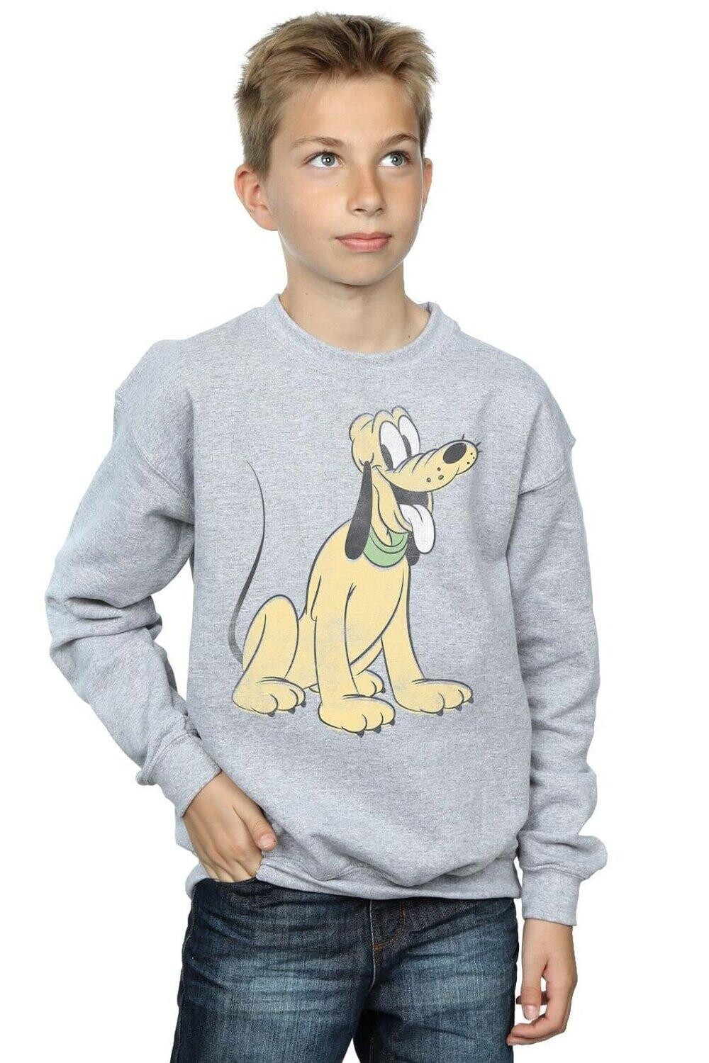 

Толстовка Pluto сидя Disney, серый