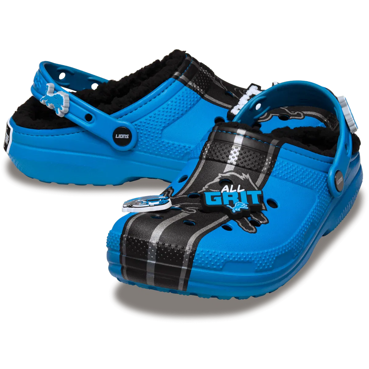 Классические сабо NFL Detroit Lions с подкладкой Crocs, Multi — фото 2