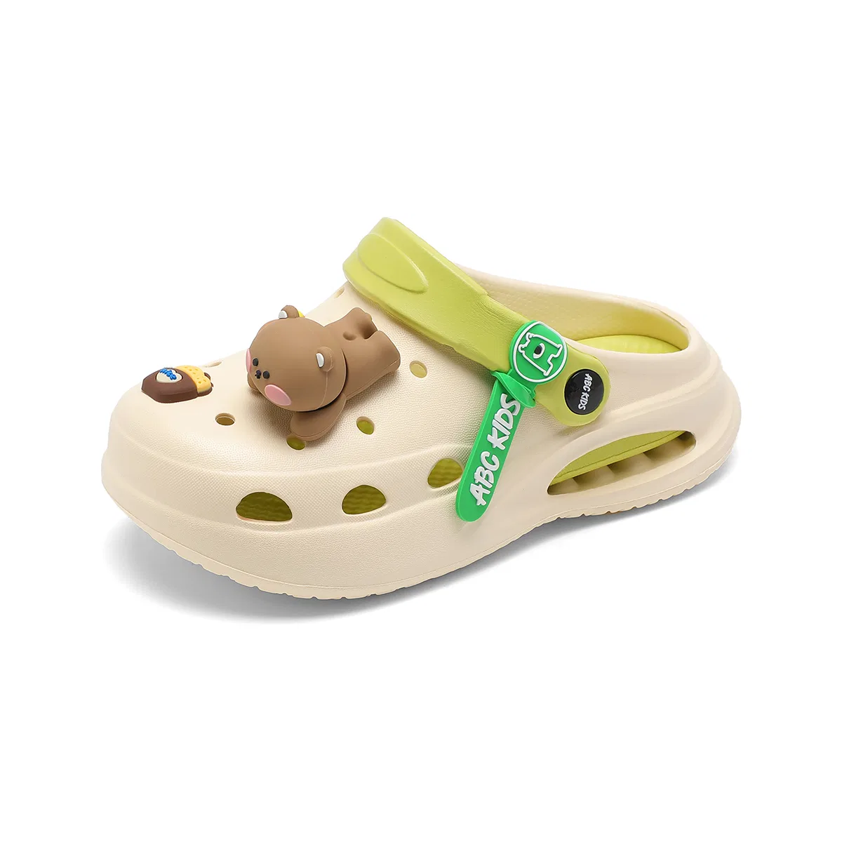 Детские клоги ABC KIDS White Green