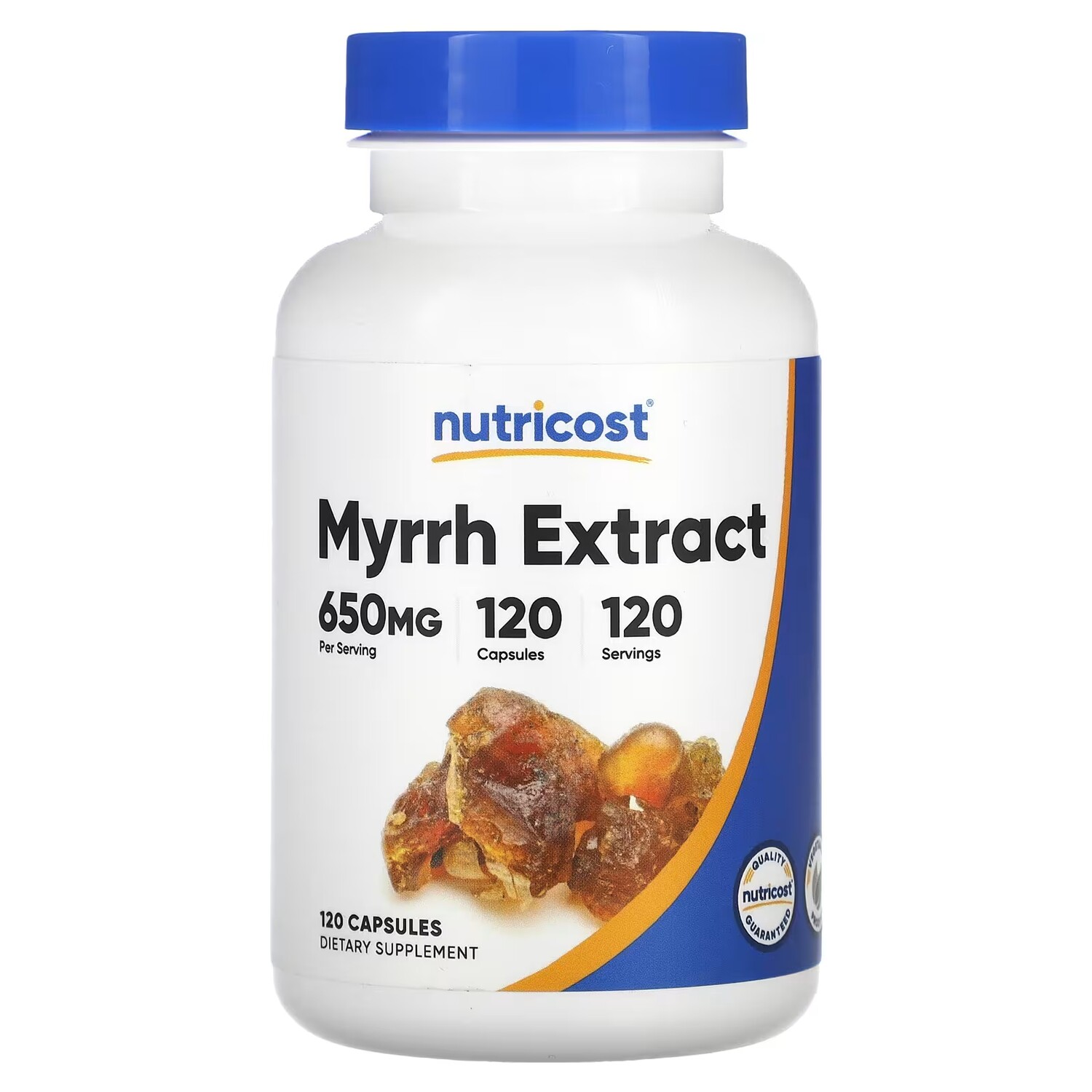 

Экстракт мирры Nutricost 650 мг, 120 капсул