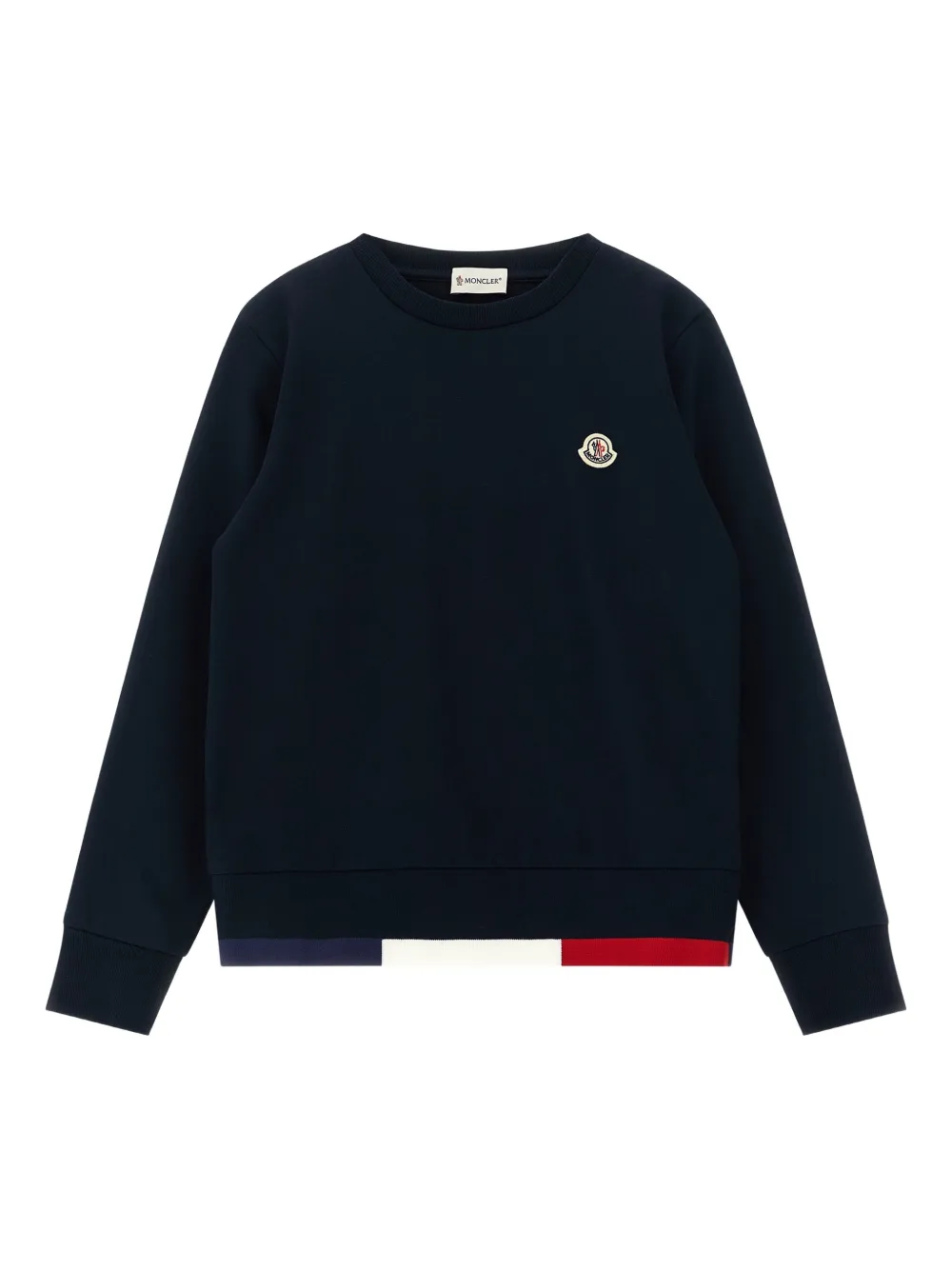 

Спортивный костюм с нашивкой-логотипом Moncler Enfant, синий