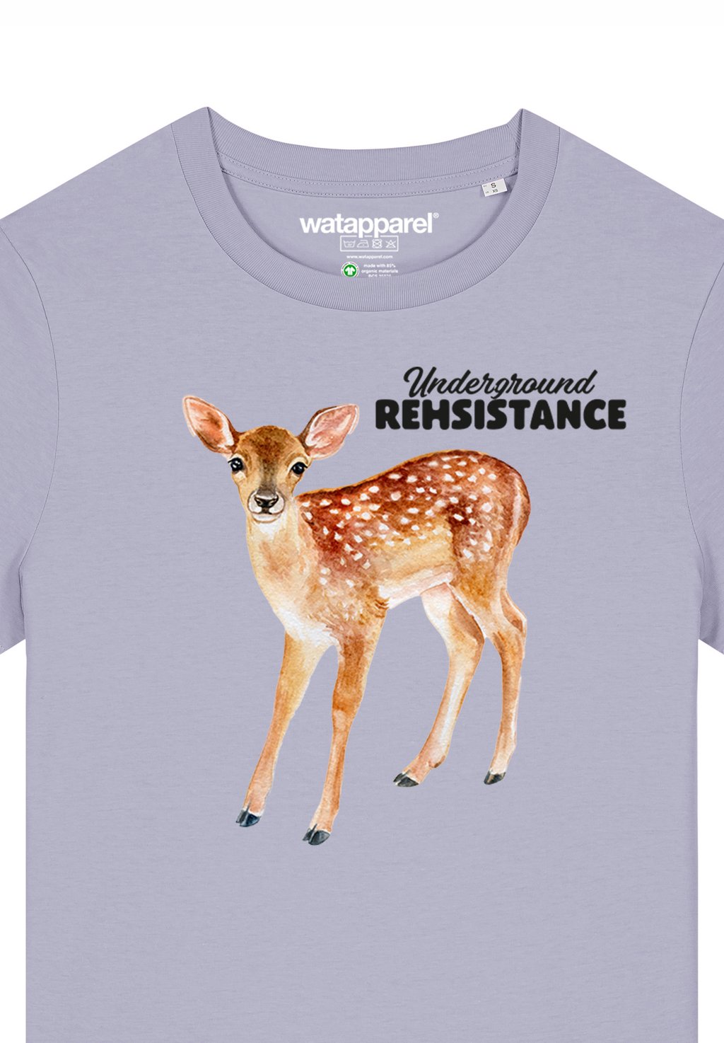 

Футболка с принтом watapparel, фиолетовый