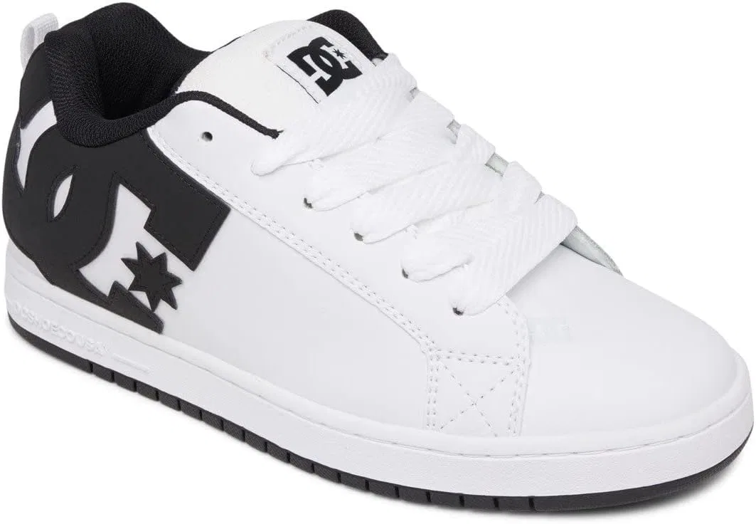 Кроссовки для скейтбординга DC Shoes, цвет White Black Black