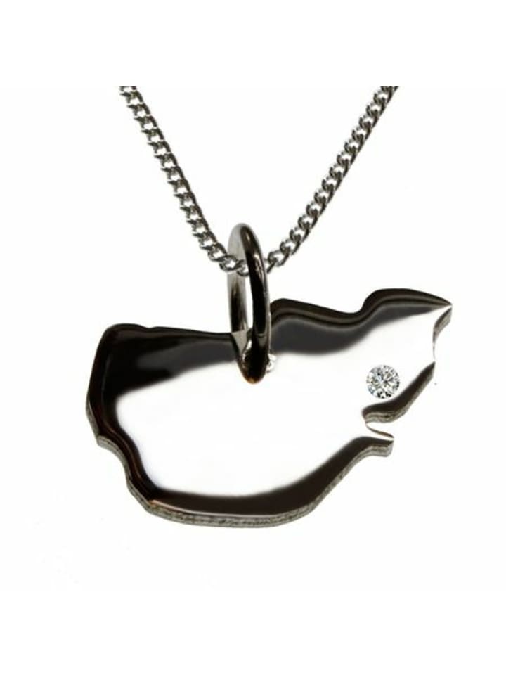 

Schmuckador Цепочка 50 см + гвоздик с бриллиантом из серебра 925 пробы