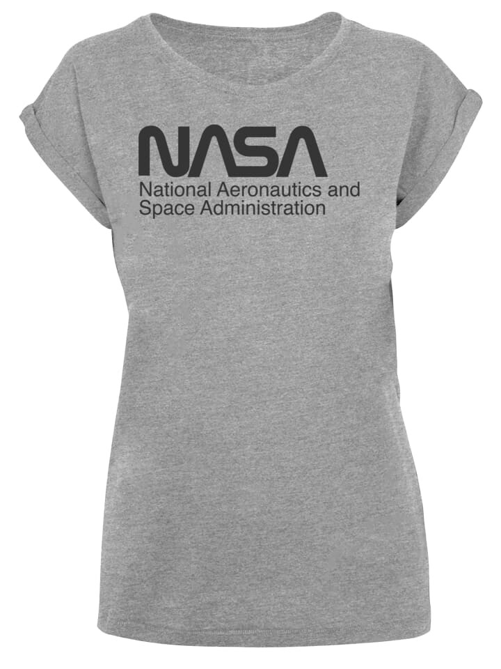 

Футболка F4NT4STIC T-Shirt NASA Logo One Tone, пятнистый серый