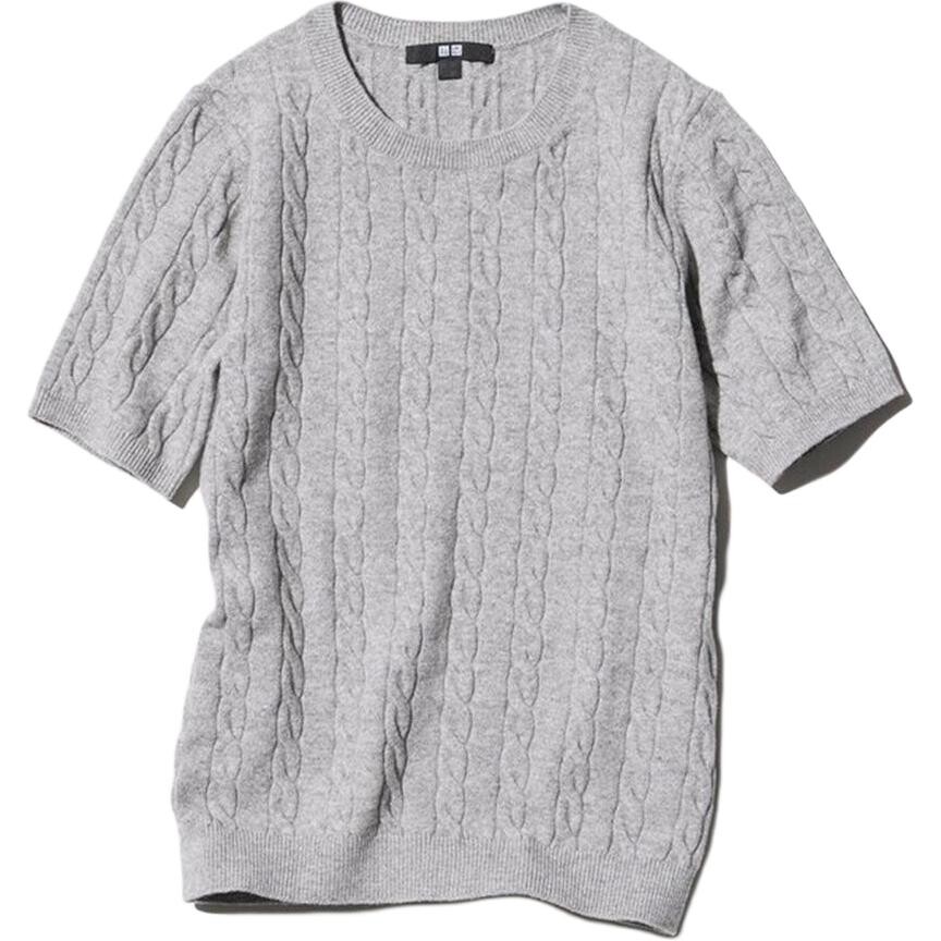

ДУбль Трикотаж женский серый Uniqlo