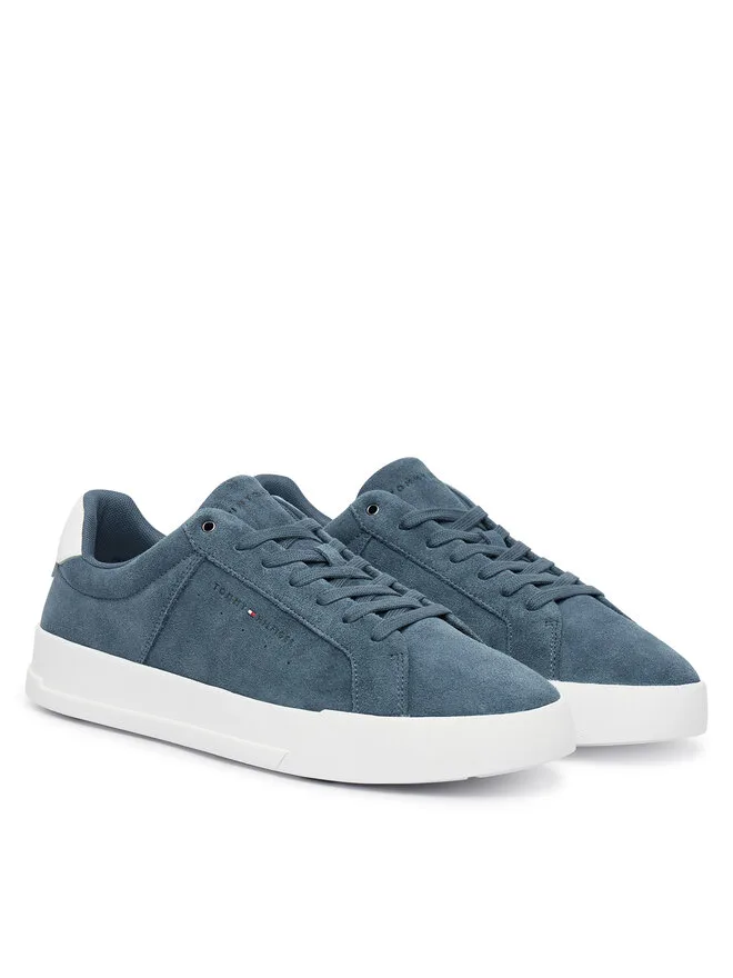 Tommy Hilfiger Кроссовки Th Court Suede FM0FM05824 синие — фото 2