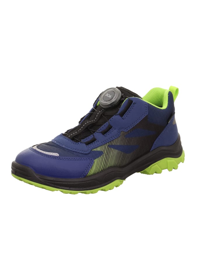 

Кроссовки на шнуровке superfit, цвет blau/grün