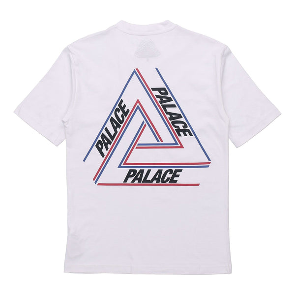 

Футболка PALACE Basically A Tri-freg White Alphabet Printing Round Neck Short Sleeve T-Shirt, белый