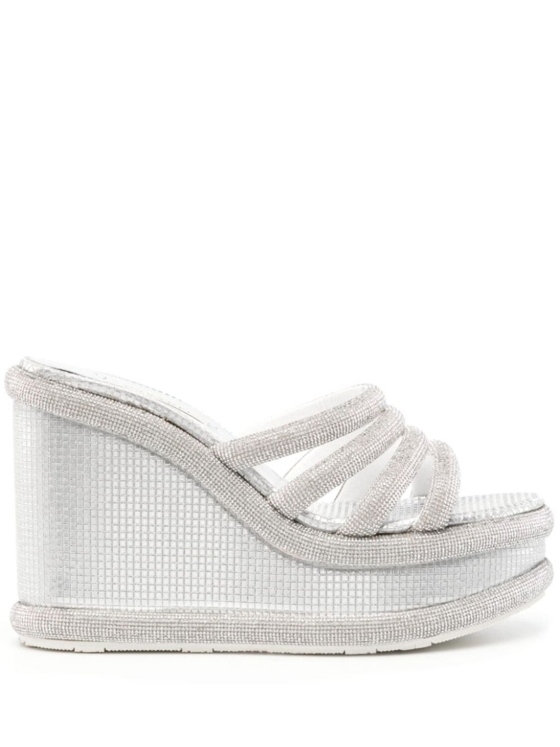 

Casadei мюли Jasmine Diadema 120, серебристый