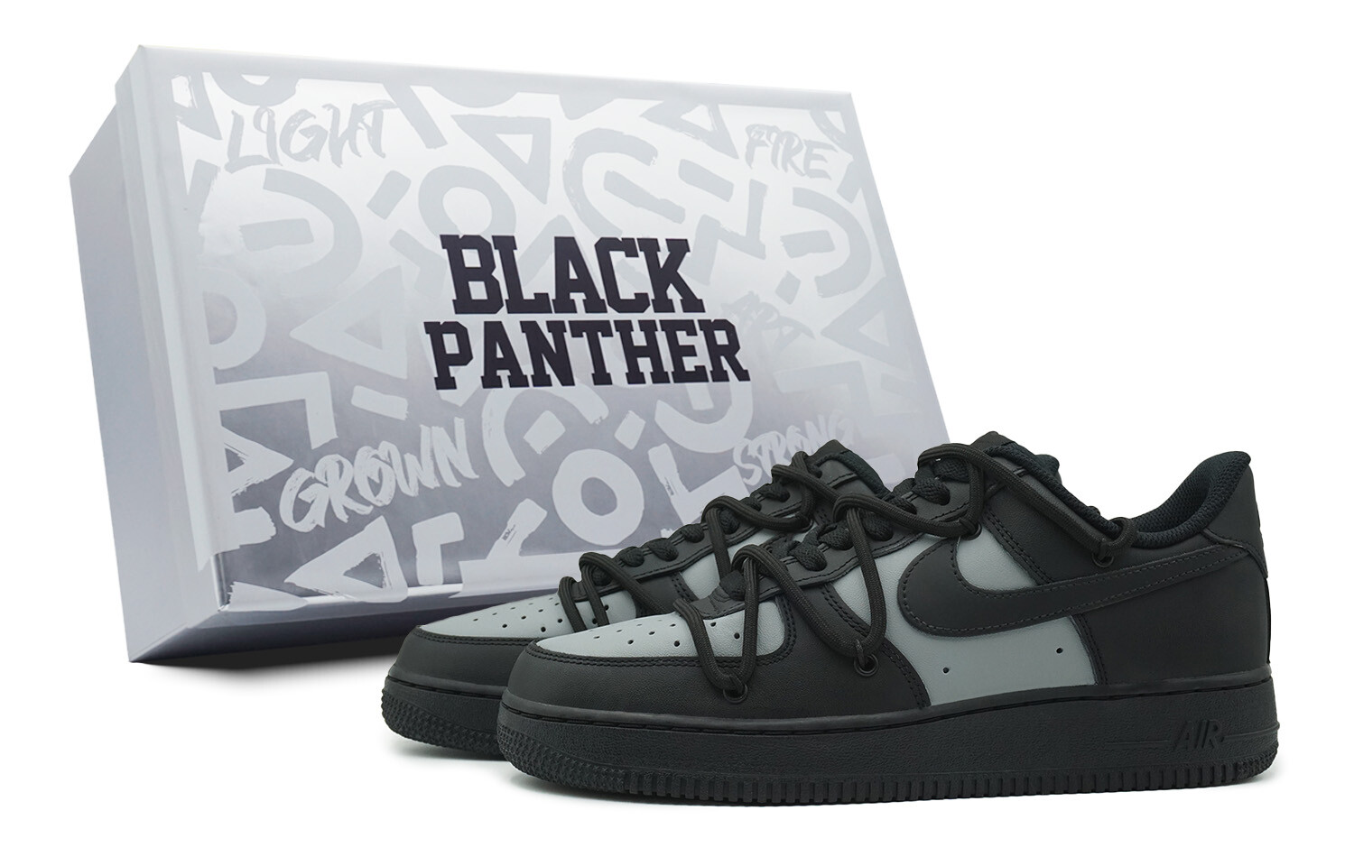 

Женские кроссовки для скейтбординга Nike Air Force 1, Black