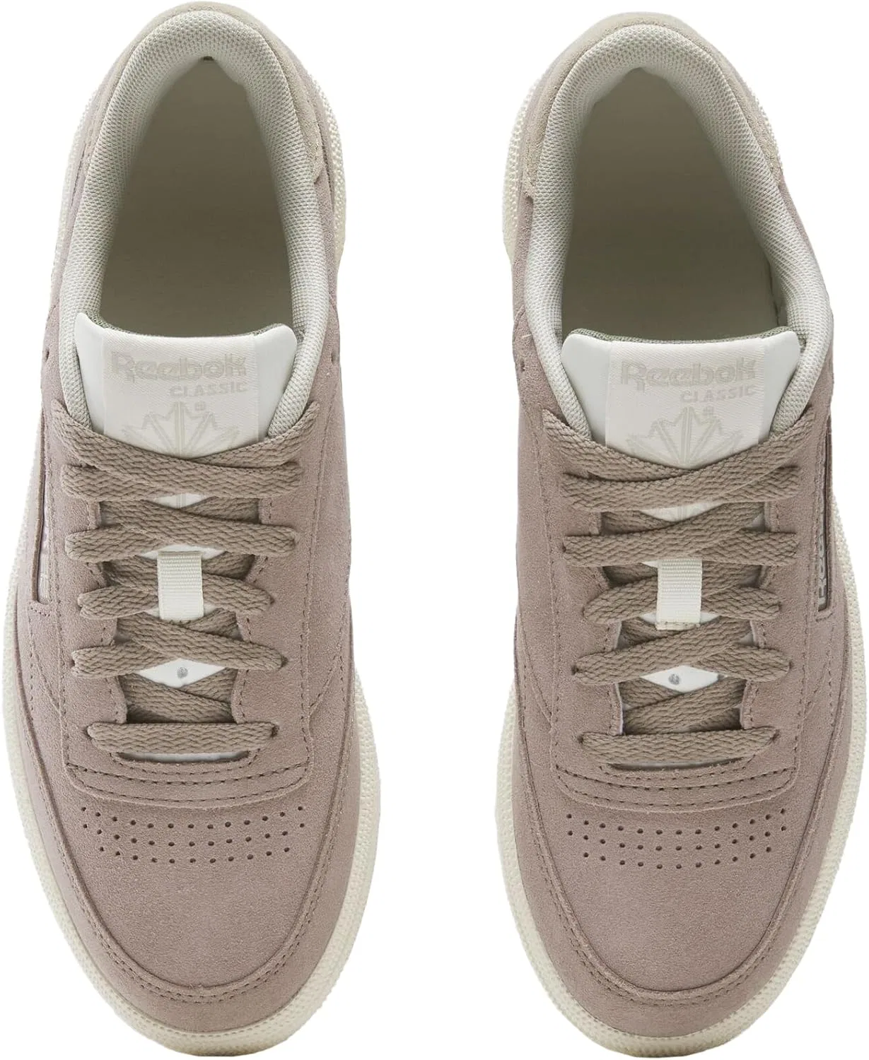 Кроссовки Reebok Workout Low Classic, Grittygrey Sports Beige Breakaway Green — фото 3