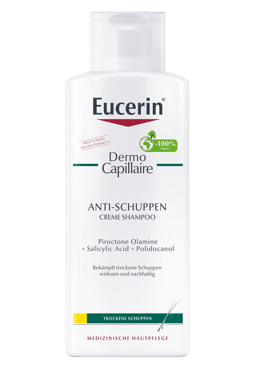 

Шампунь SHAMPOO ANTI-SCHUPPEN CREME SHAMPOO DERMOCAPILLAIRE, MILDE FORME Eucerin