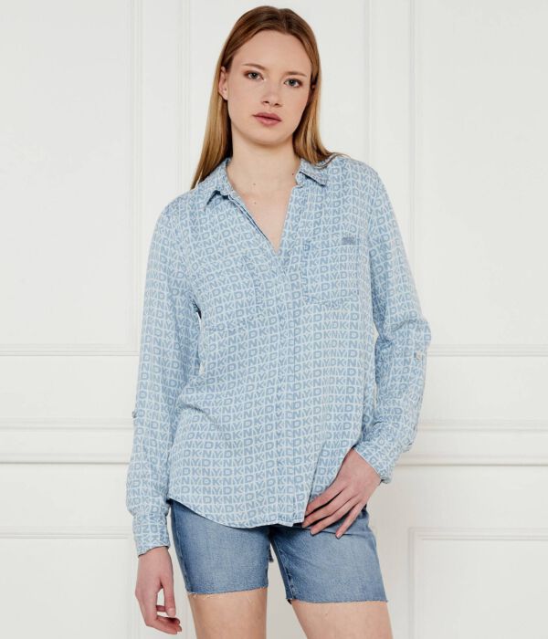 

Рубашка Regular fit Dkny, синий