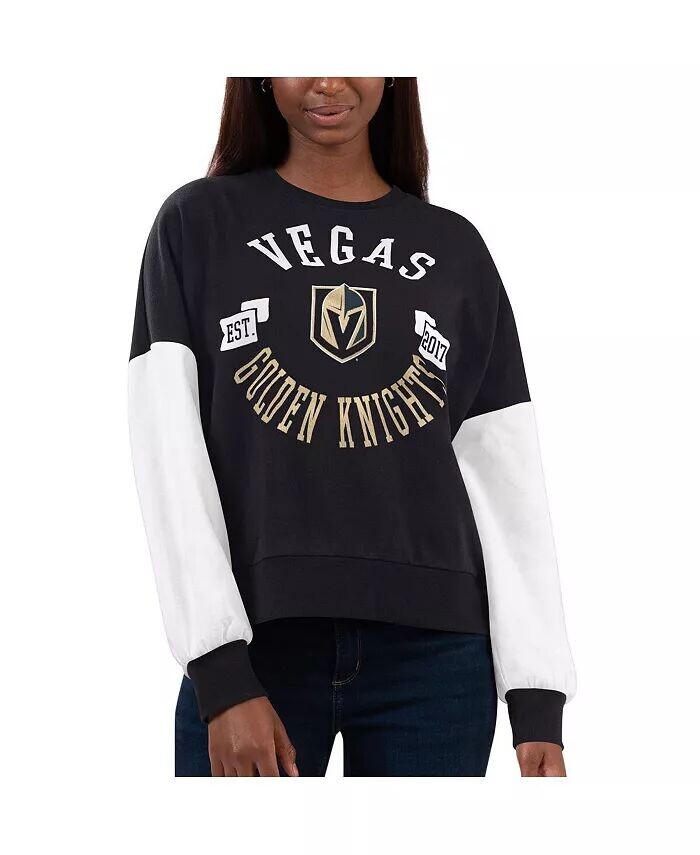 

Женский черный пуловер Vegas Golden Knights Team Pride свитшот G-Iii 4Her By Carl Banks, черный