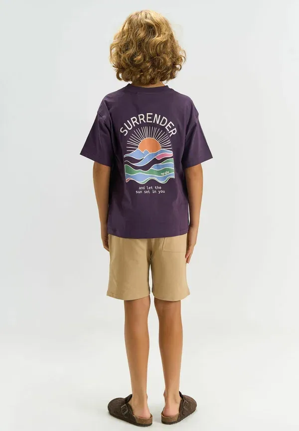 Футболка Tntuck os s_s tee print t-shirt The New, сладкий виноград