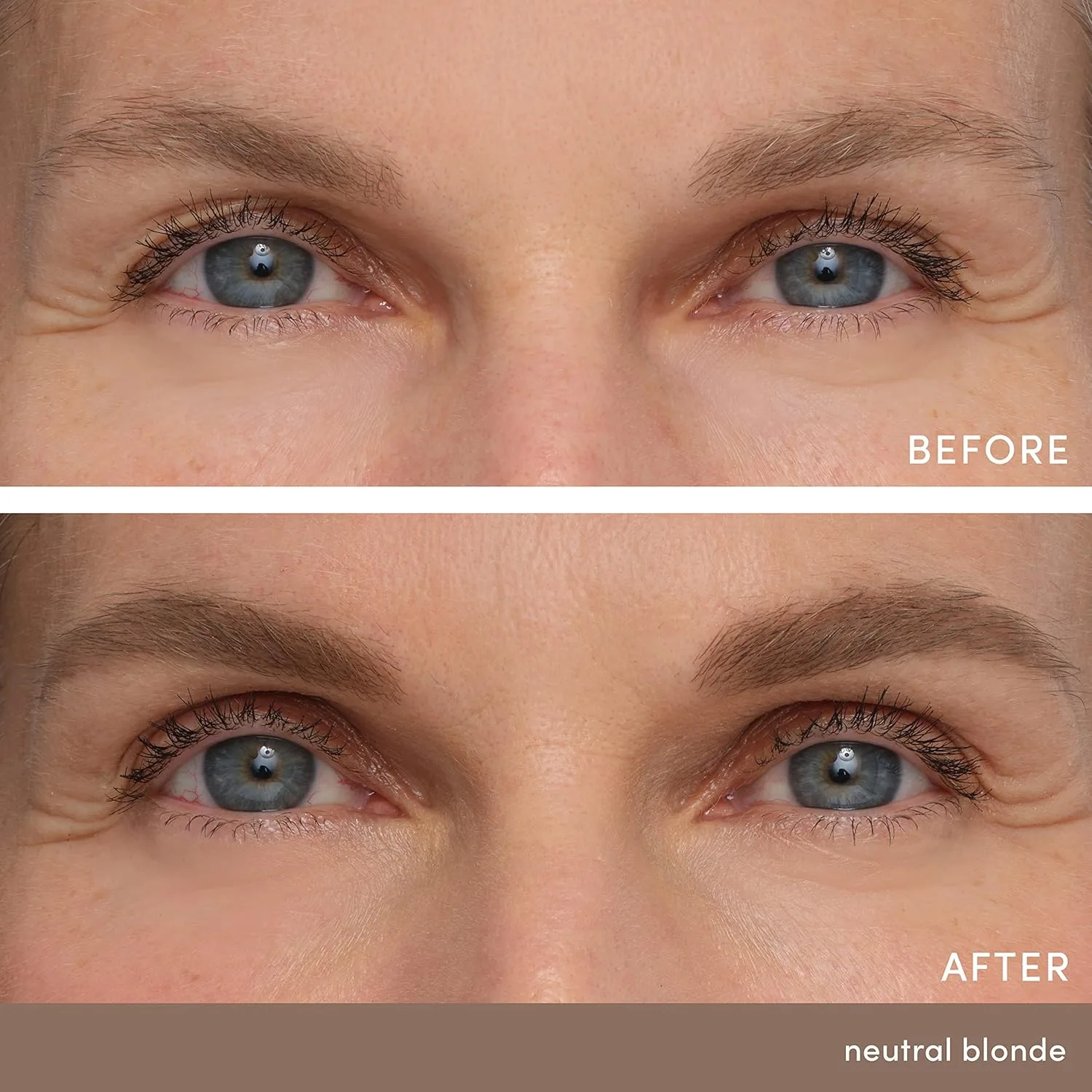 Гель для бровей Jane Iredale PureBrow, кремообразный, обеспечивает гибкую фиксацию, придает форму и заметно утолщает брови, а микрощеточка-аппликатор позволяет наносить гель целенаправленно., Neutral Blonde — фото 3