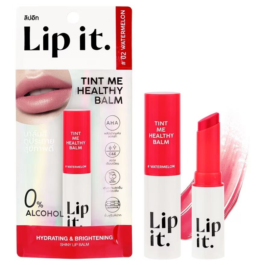 

Lip It Бальзам Tint Me Healthy 3г. 02 Арбуз, Watermelon