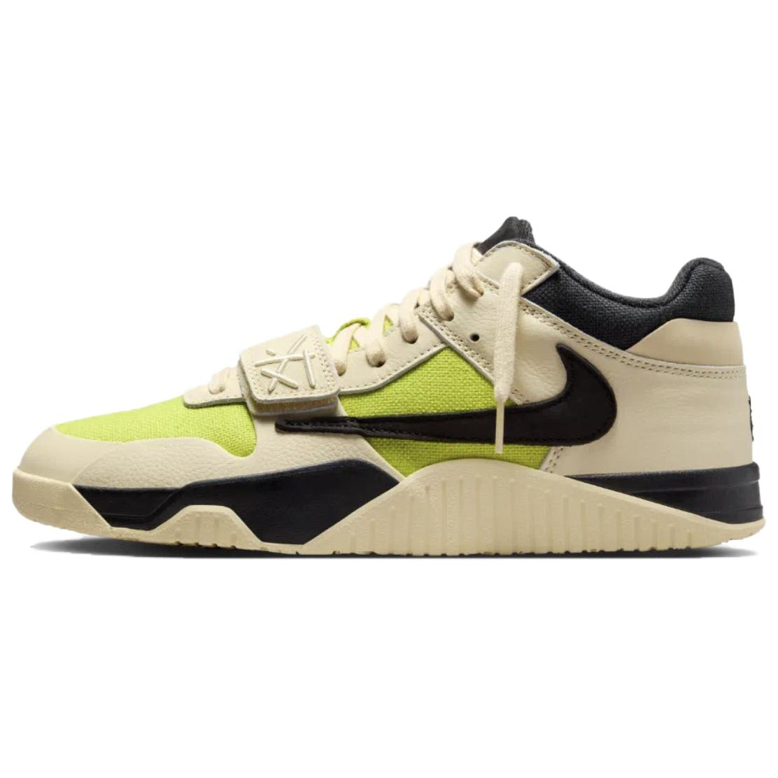 

Jumpman Jack TR Travis Scott Яркий Кактус Jordan, бежевый черный желтый-dust bag included