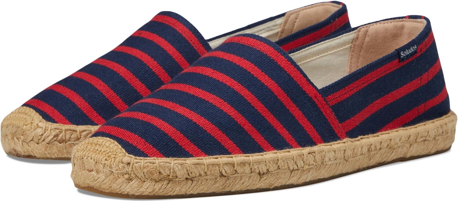

Лоферы Soludos Original Espadrille, цвет Dark Navy / Red