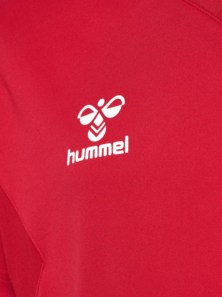 Hummel Детская футболка Hmlauthentic в НАСТОЯЩЕМ КРАСНОМ цвете — фото 3