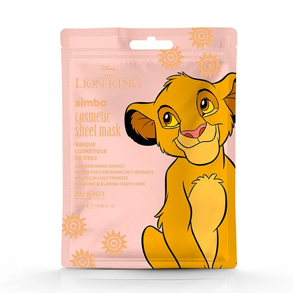 

Симба увлажняющая маска для лица The Lion King Mad Beauty, 1 UD