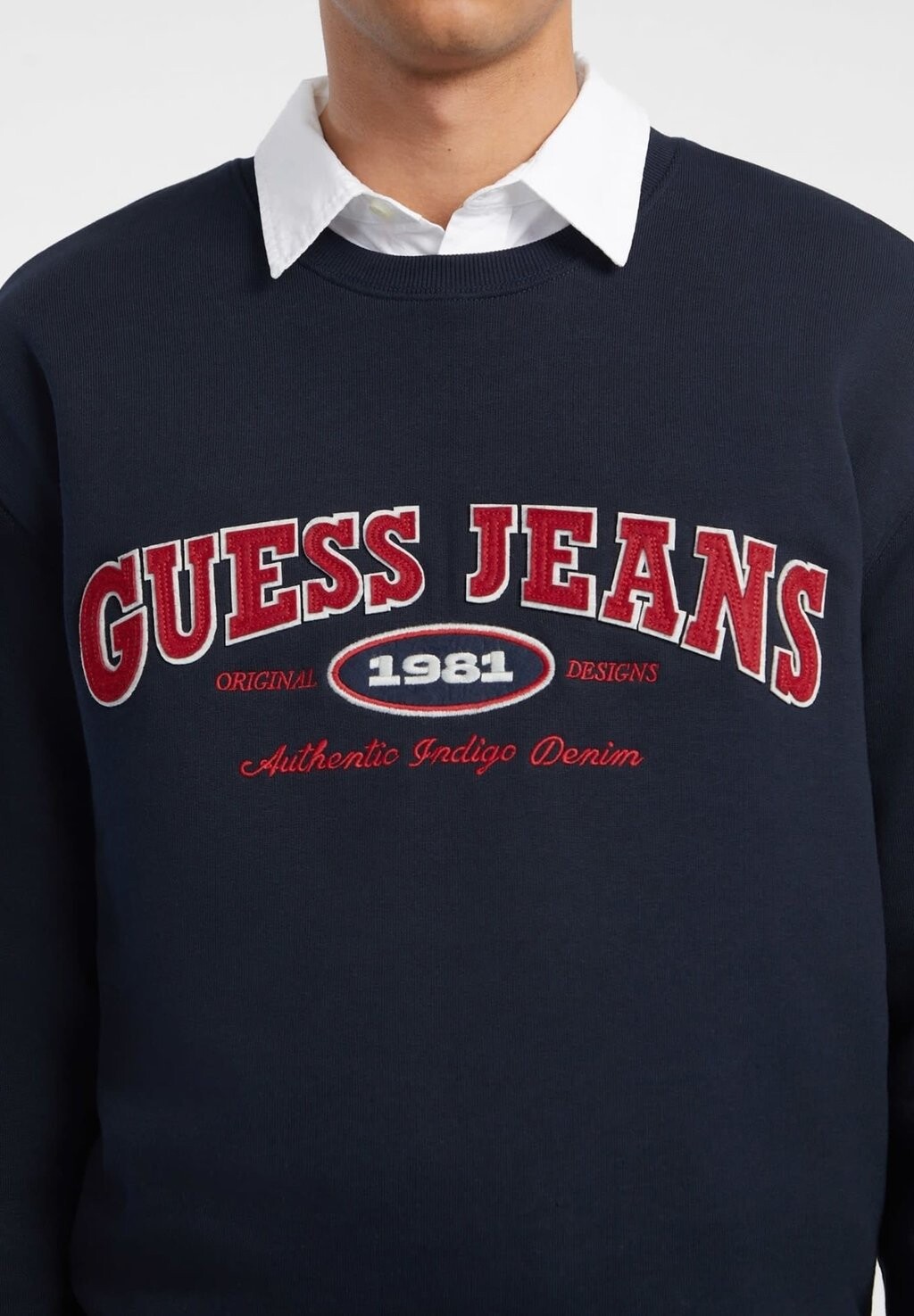 

Спортивный свитер ORIGINAL Guess Jeans, темно-синий
