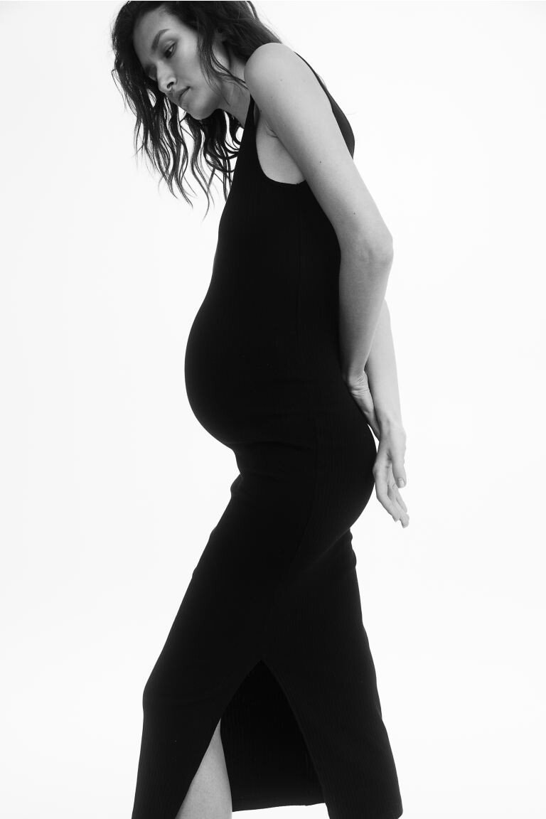 

Платье Mom в рубчик H&M, черный