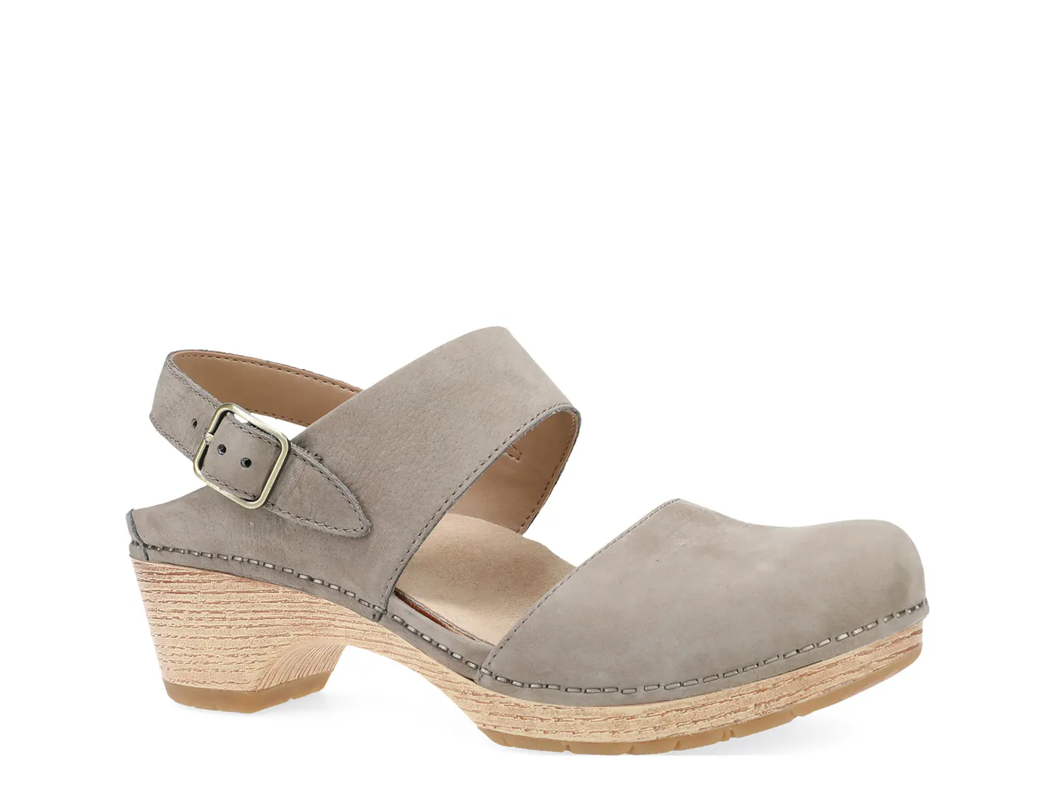 Сабо Lucia Clog Dansko, серо-коричневый