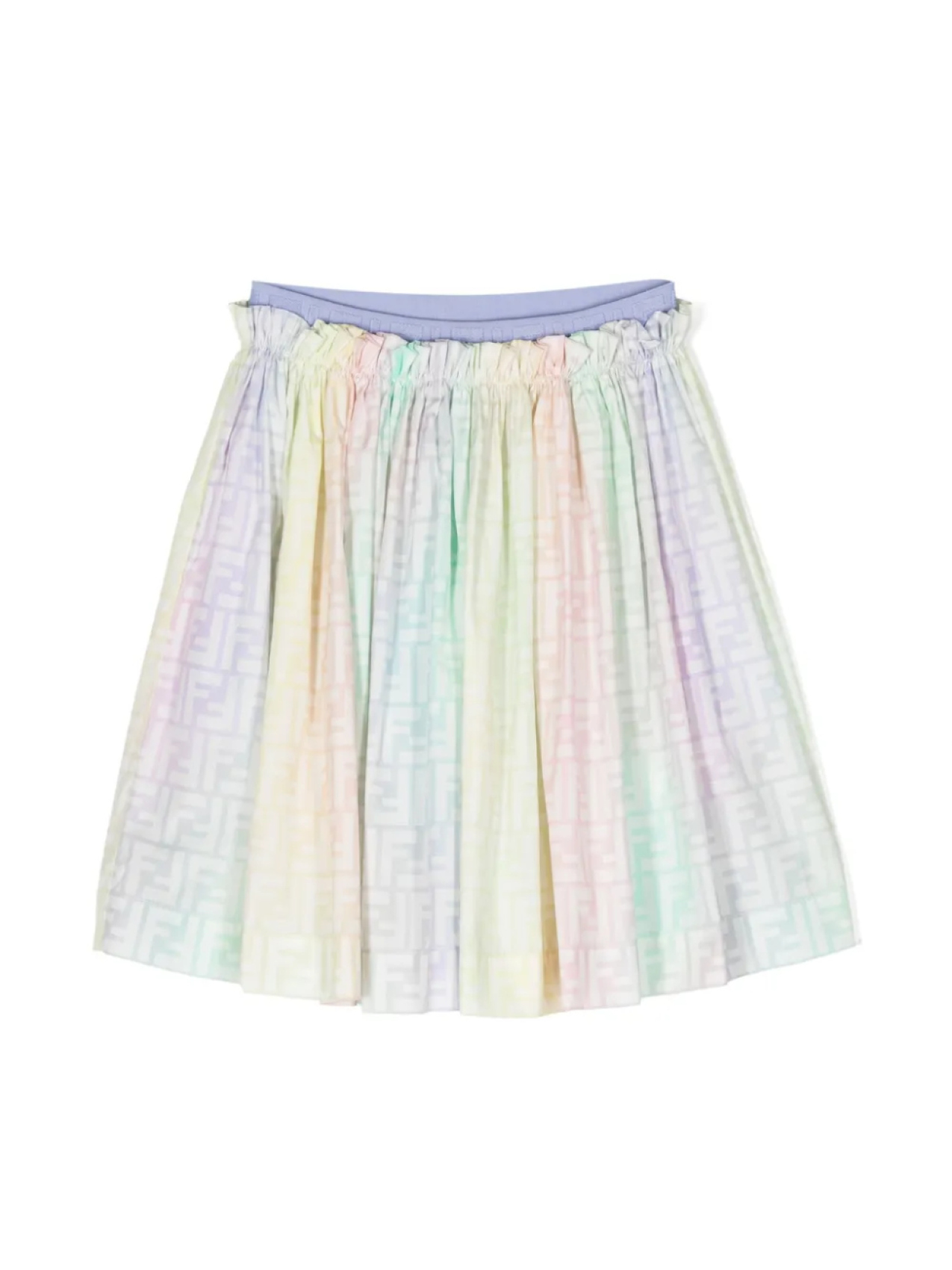 

Юбка с логотипом FF Fendi Kids, зеленый