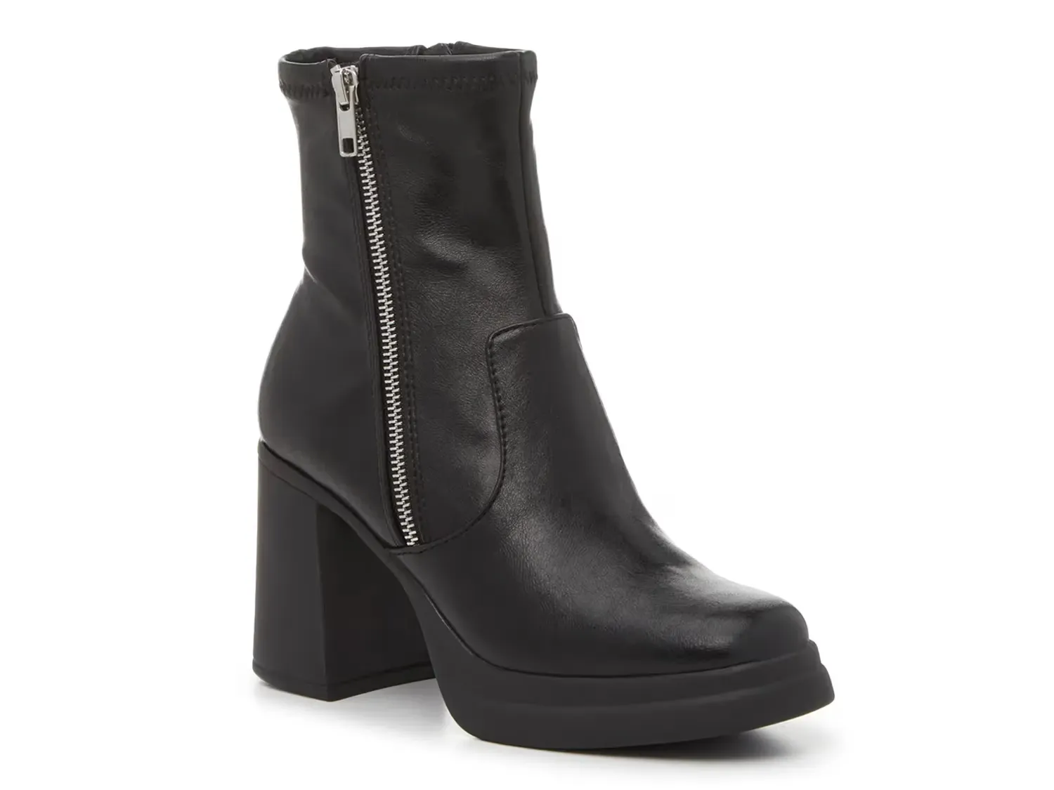 Женские ботильоны Steve Madden Kamilia на блочном каблуке, черный