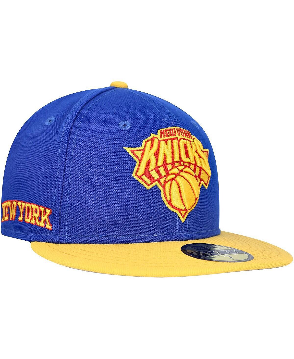 

Мужская синяя приталенная кепка New York Knicks 59FIFTY с боковой нашивкой New Era