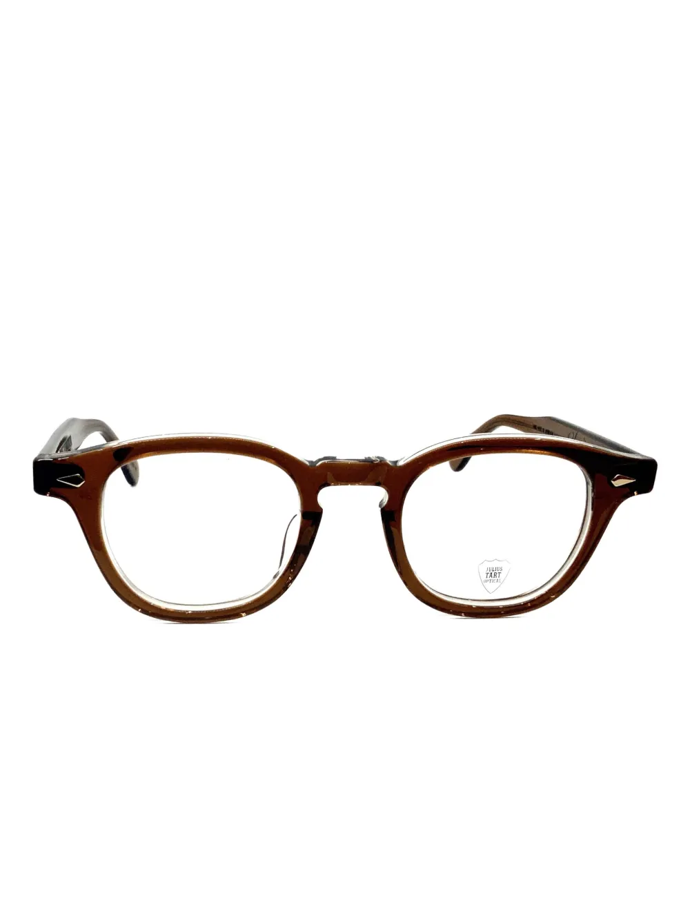 

Очки в круглой оправе Julius Tart Optical, коричневый