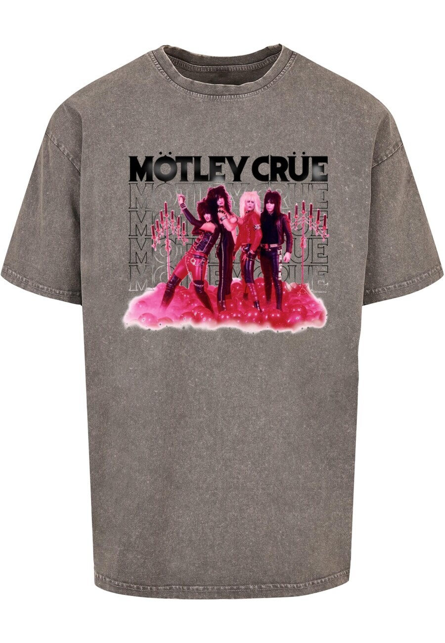 

Футболка Merchcode MOTLEY CRUE, цвет Muddy Colored