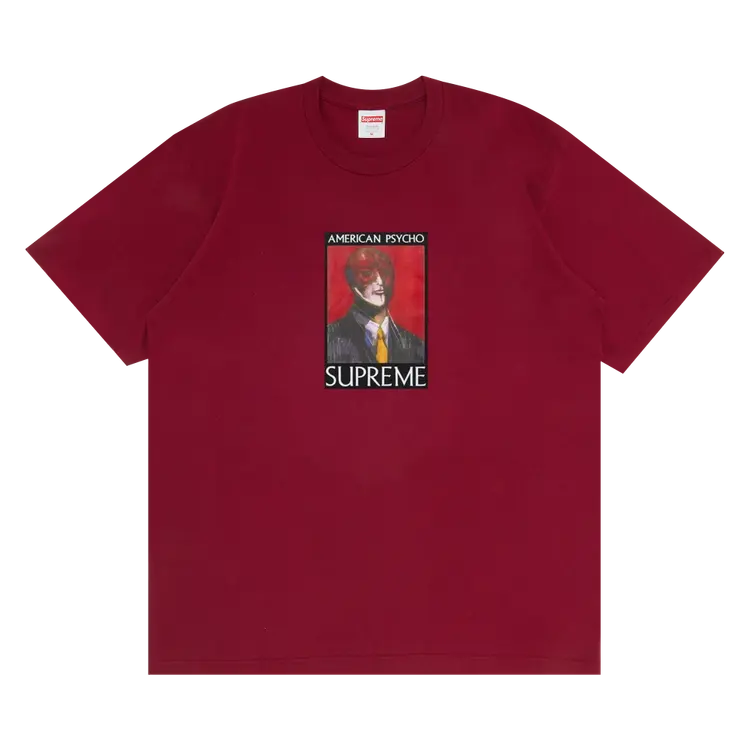 

Футболка Supreme American Psycho 'Cardinal', красный