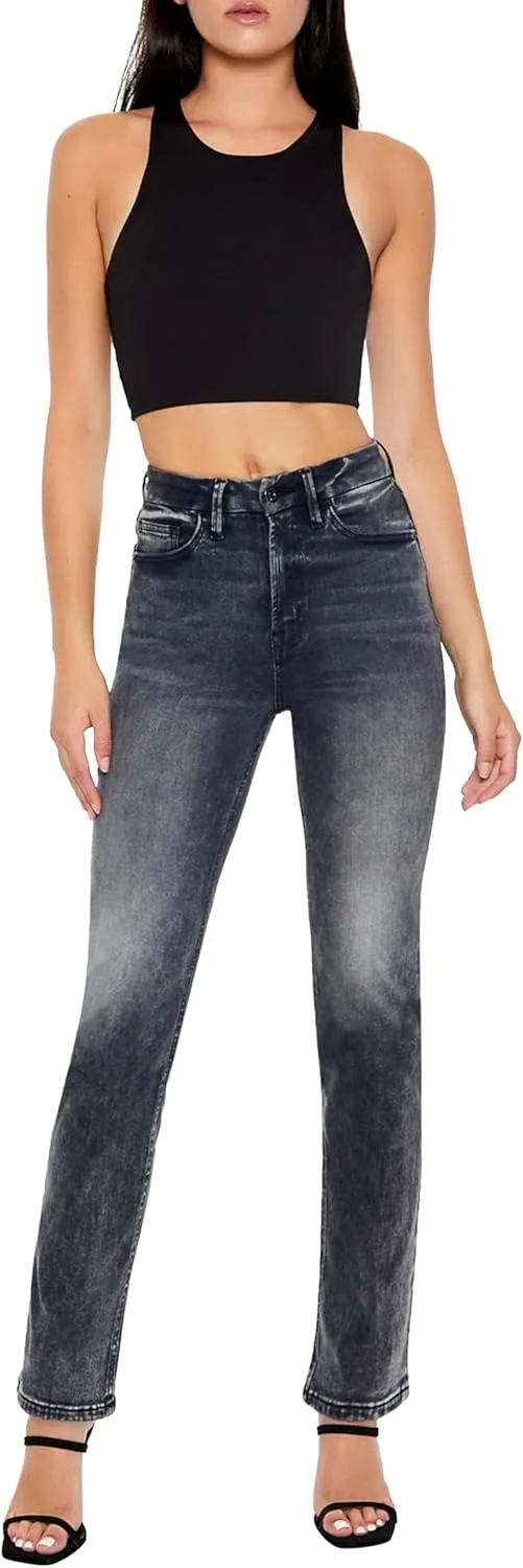 

Forever 21 Women's Curvy High-Rise Straight Jeans