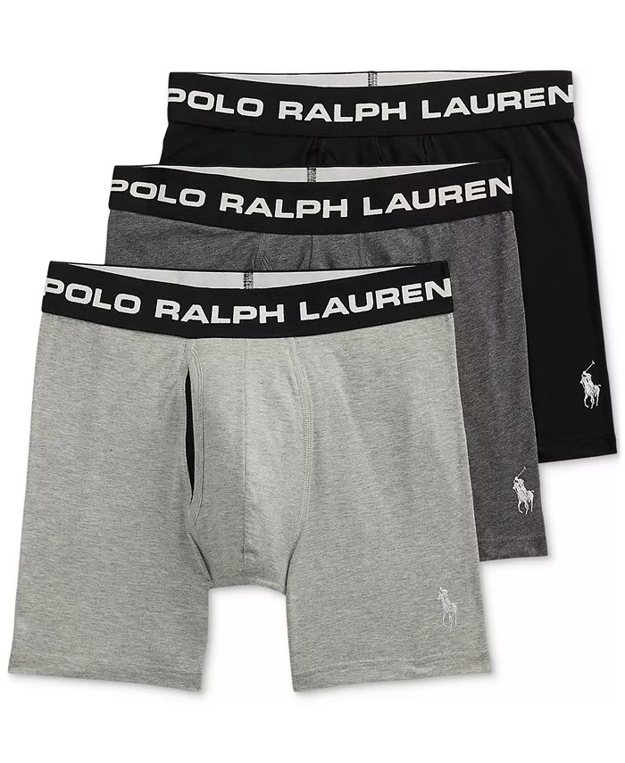 

Мужские боксеры Perfect Pouch, 3 шт Polo Ralph Lauren, мультиколор