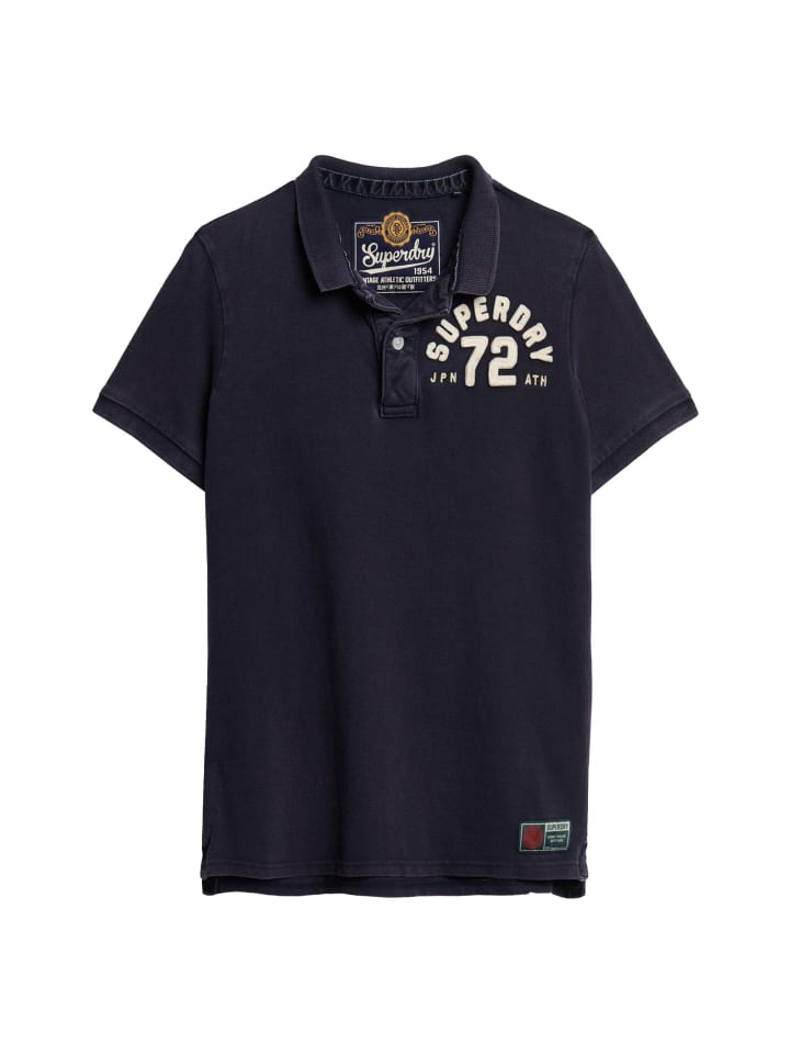 

Футболка поло Superdry, морской