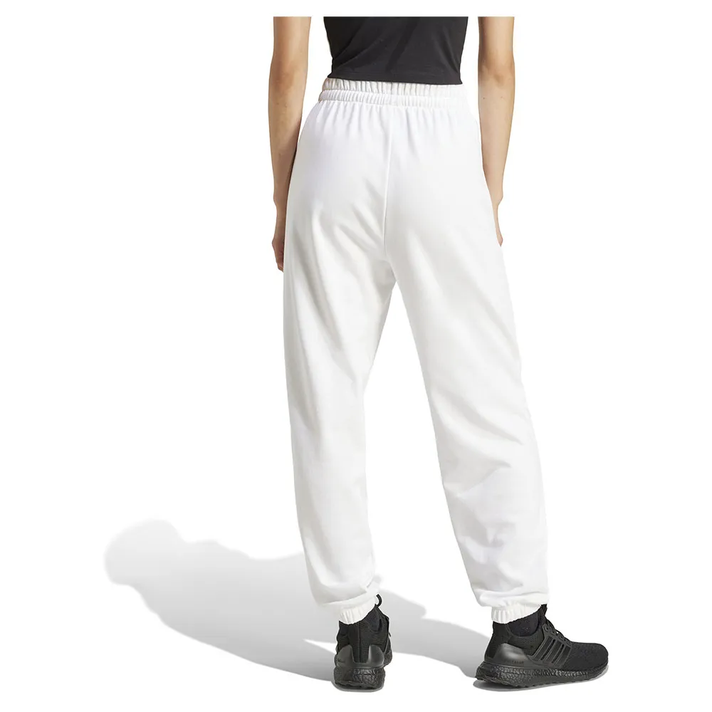 Джоггеры adidas Essentials Small Logo French Terry Cuffed, белый — фото 2